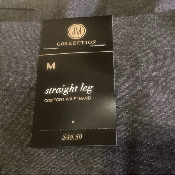 JM Collection Ponte Knit Straight Leg - Picture 3 of 5